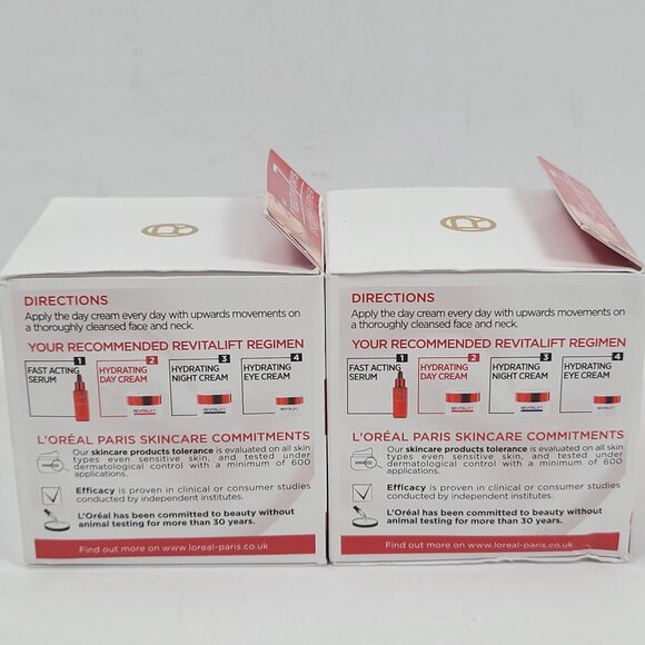 LOreal Paris Revitalift Hydrating Day Cream Multi-Lift Anti-Wrinkle 50ml NIB - Picture 4 of 5